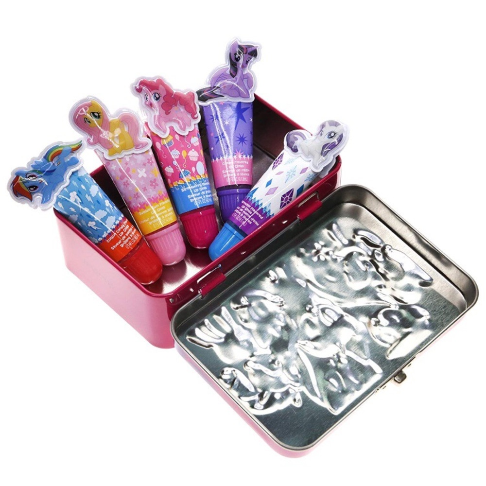 NEW! My Little Pony Tin & Lip Set